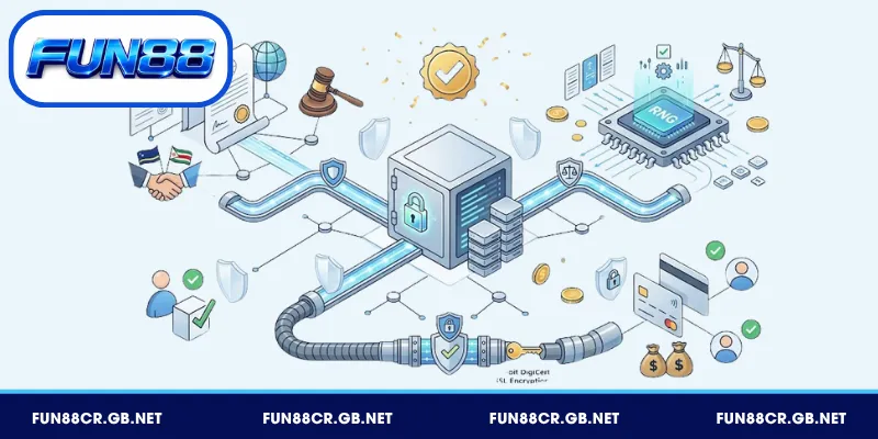 FUN88 ÉC 🎖️ Link Đăng Ký FUN88 COM Cá Viên Chiên 10/2026 17 FUN88 công bố giấy phép Curaçao GCB cùng mã hóa SSL 256-bit